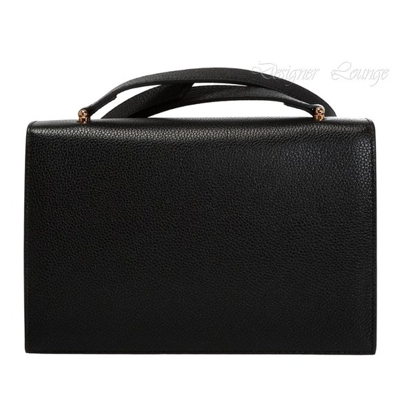 NEW GUCCI Zumi Interlocking G Horsebit Black Grain Leather Small Crossbody Bag - Picture 6 of 15